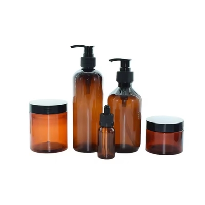 500ml 앰버 250ml 빈 화장품 플라스틱 럭셔리 크림 로션 샴푸 병