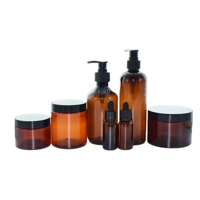 500ml 앰버 250ml 빈 화장품 플라스틱 럭셔리 크림 로션 샴푸 병