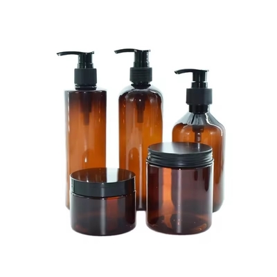 500ml 앰버 250ml 빈 화장품 플라스틱 럭셔리 크림 로션 샴푸 병