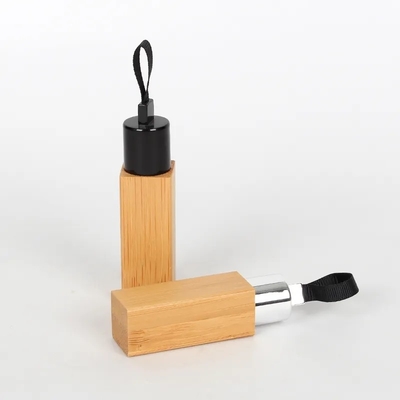 고품질 정면 빈 12ml 천연 대나무 립 스틱 튜브 화장품 병