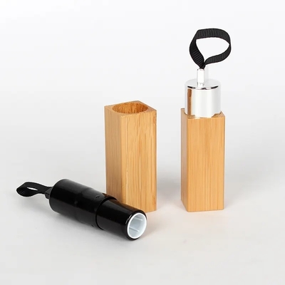고품질 정면 빈 12ml 천연 대나무 립 스틱 튜브 화장품 병