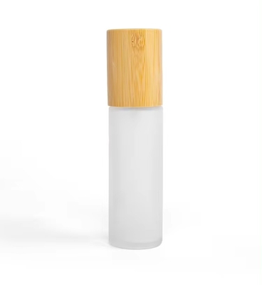 30ml 50ml 60ml 꽁꽁 된 유리 안개 스프레이 병과 대나무 캡 30ml-D37*H103