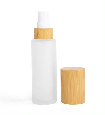 30ml 50ml 60ml 꽁꽁 된 유리 안개 스프레이 병과 대나무 캡 30ml-D37*H103