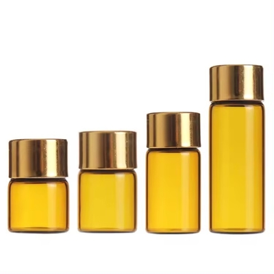 1ml 2ml 3ml 5ml 앰버 글래스 향수 병 스크루 캡 화장품 병