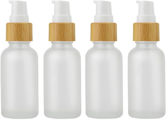 30ml 얼음 유리 로션 병 여행 펌프 병 화장품 유리 병