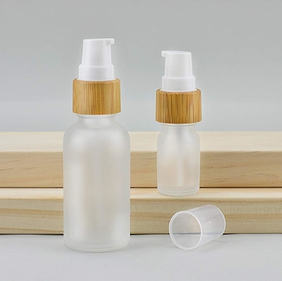 30ml 얼음 유리 로션 병 여행 펌프 병 화장품 유리 병