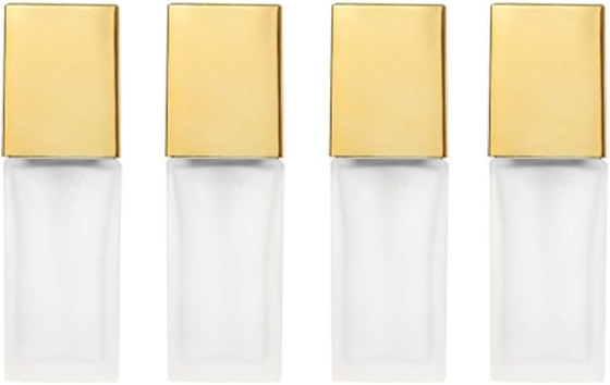골드 리든 1 온스/ 30ml 누출 방지 휴대용 디자인 얼음 유리 화장품 병