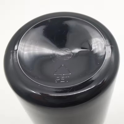 50ML PET 반짝이는 검은 플라스틱 화장품 스프레이 병