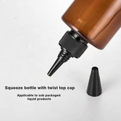 6ml 플라스틱 앰버 압축 화장품 병 위 뚜?? 이 굽는 다시 채워질 수 있는 병