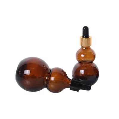 15ml 30ml 앰버 글래스 드롭퍼 병 머리 및 신체 오일 에센셜 오일 병