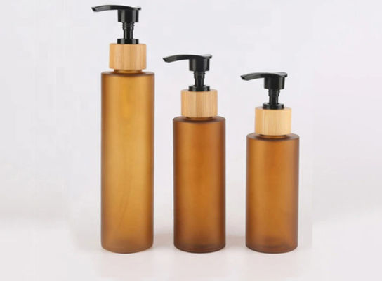 200ml 24mm 코스메틱 앰버 유리 에센셜 오일 병 24/410 3.4oz
