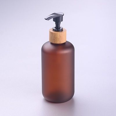 8oz 서리로 덥은 호박색 250ml 화장용 애완 동물 병 UV 보호 답답한 단지 화장용 포장 ODM