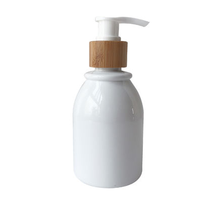 200ml 8oz 플라스틱 화장용 병 유리제 단지 20/410 20mm 대나무 마감