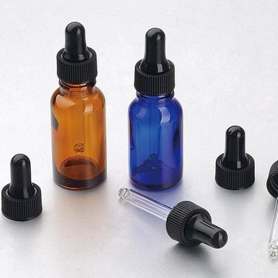 빈 유리 스포이드 에센셜 오일 병 18/410 18mm UV 보호 60ml 2oz