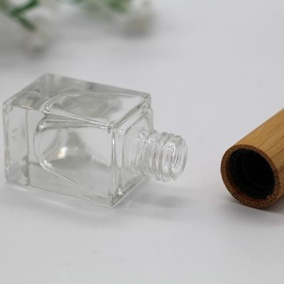 Bursh 5pcs를 가진 13ml 빈 매니큐어 콘테이너 사각 병 17mm
