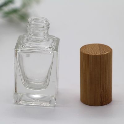 Bursh 5pcs를 가진 13ml 빈 매니큐어 콘테이너 사각 병 17mm