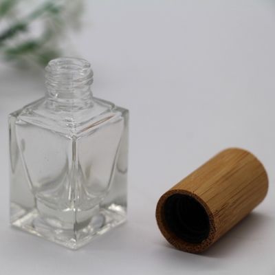 Bursh 5pcs를 가진 13ml 빈 매니큐어 콘테이너 사각 병 17mm