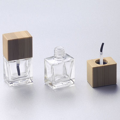 15ml 독특한 빈 유리 매니큐어 병 6CM 정사각형 18/415