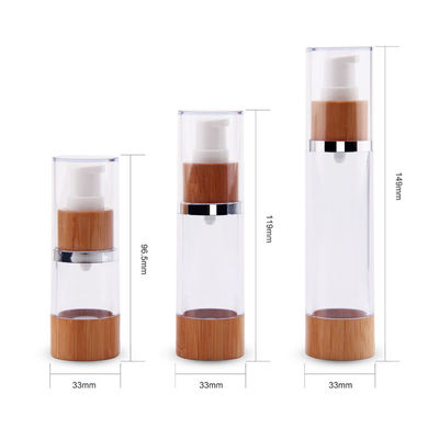 0.5oz 30ml 에어리스 펌프 병 33/410 화장품 포장 33mm