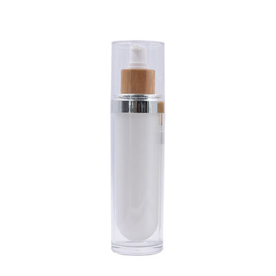 40ml 100g 답답한 유리제 화장용 병 Moisturizers 답답한 펌프 단지 매끄러운 마감