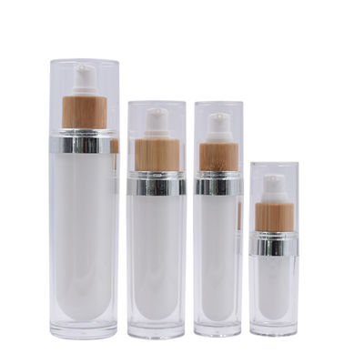 40ml 100g 답답한 유리제 화장용 병 Moisturizers 답답한 펌프 단지 매끄러운 마감