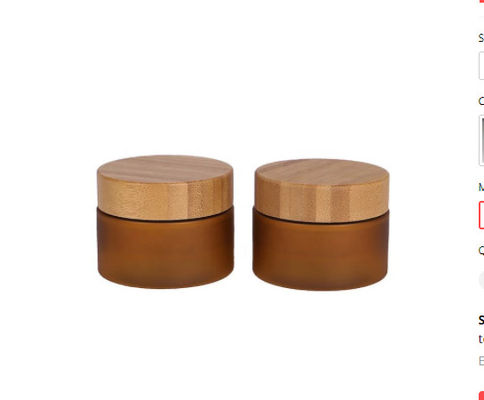 15g 빈 화장품 단지 150ML 4 온스 생분해 성 화장품 단지