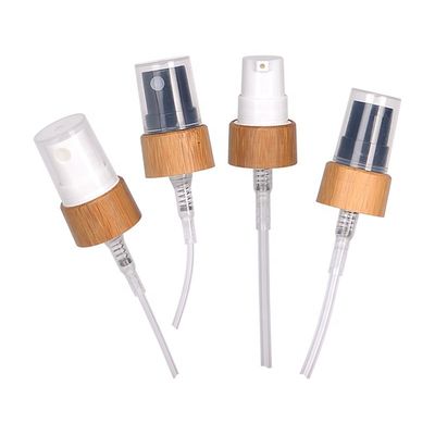 24mm 24/410 화장품 펌프 머리 Bambu 목 500ml 병 펌프 처리