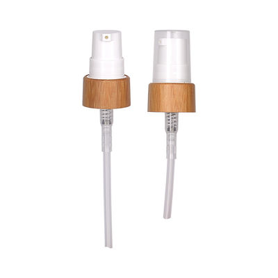 24mm 24/410 화장품 펌프 머리 Bambu 목 500ml 병 펌프 처리