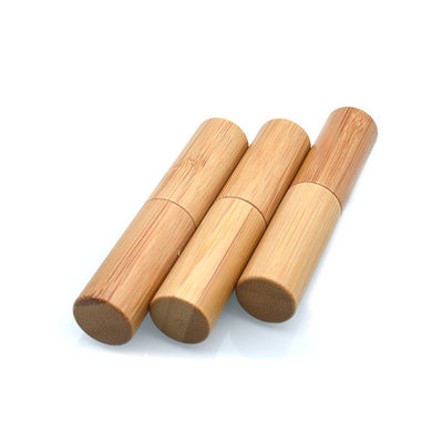 21mm 3.5g 원시 나무 립밤 립스틱 튜브 용기 대량 8cm