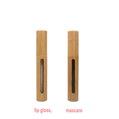 6 그램 7ml 마스카라 튜브 129.5mm를 포장하는 대량 대나무 화장품