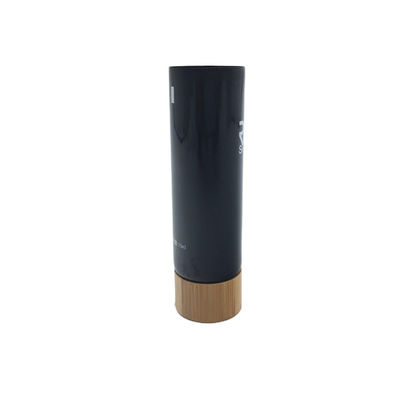 화장품 대나무 뚜껑 40/400 40MM를 위해 포장하는 200ml 알루미늄 화장용 연약한 관