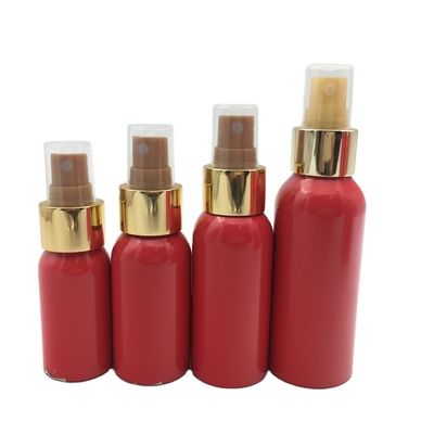 압력 펌프 레드 알루미늄 스프레이 병 3.4oz 100ml 24mm 레드 24/410