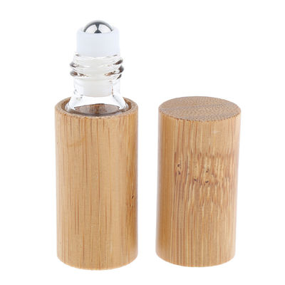 5ml 2.8 인치 빈 화장용 병 대나무 화장용 포장 기름 롤러 SGS