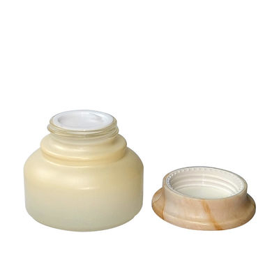 OEM을 조각하는 50g 빈 화장용 병 SGS 얼굴에 바르는 크림 콘테이너