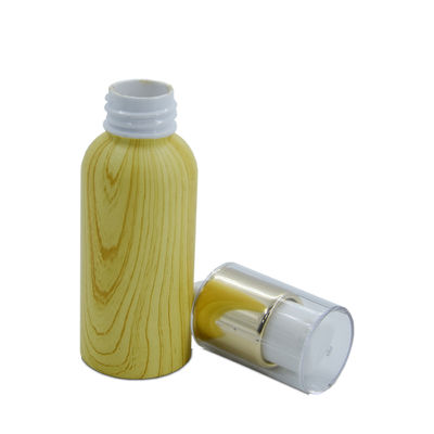 200ml 대나무 화장품 용기 18/400 에어리스 펌프 크림 항아리 18mm