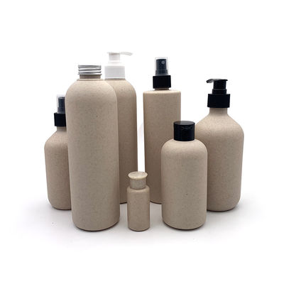 밀짚 작은 플라스틱 빈 화장용 병 콘테이너 24mm 180ml 20/415