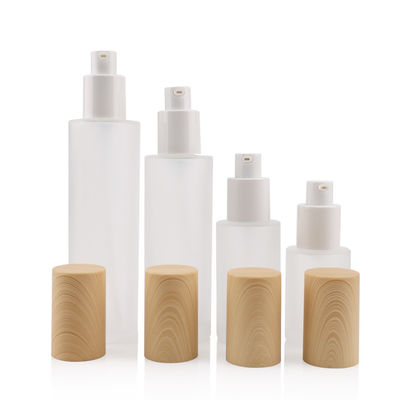 50g 흰색 18mm 유리 화장품 병 20ml 18/400 페이스 크림 항아리