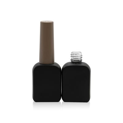 10ml 빈 젤 매니큐어 블랙 병 0.3oz 15cc 대나무 모자