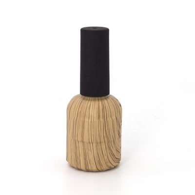 블랙 병 젤 유리 매니큐어 병 대나무 ODM 10ml 0.5oz