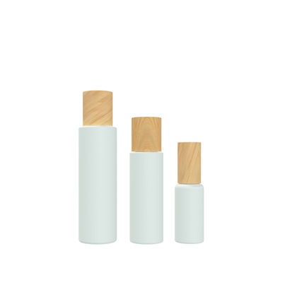 24/415 흰색 140ml 55g 플라스틱 화장품 병 용기 뚜껑