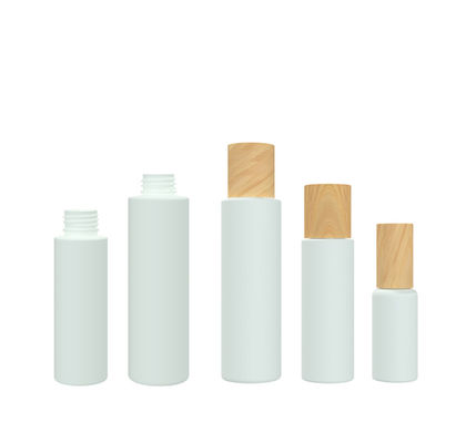 24/415 흰색 140ml 55g 플라스틱 화장품 병 용기 뚜껑