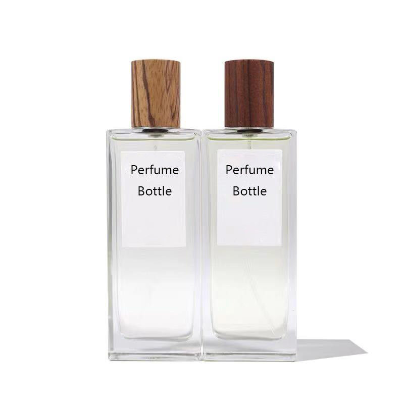 포도 수확 유리제 사각 방향 빈 향수병 50ml 18/400 18mm